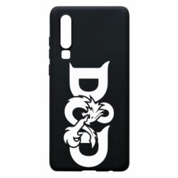 Чехол для Huawei P30 Dungeons s Dragons logo - PrintSalon