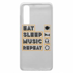 Чехол для Huawei P30 Eat sleep dj repeat. - PrintSalon
