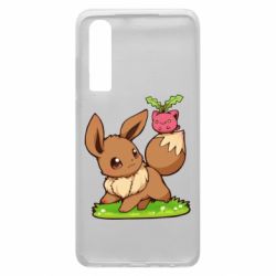 Чехол для Huawei P30 Eevee with Hoppip-PrintSalon Чехол для Huawei P30 Eevee with Hoppip