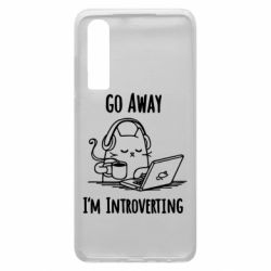 Чехол для Huawei P30 Go away i'm introverting - PrintSalon