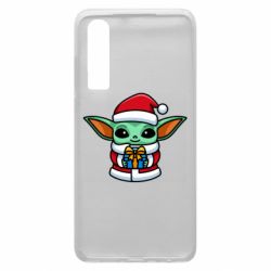 Чехол для Huawei P30 Grogu Santa Claus - PrintSalon
