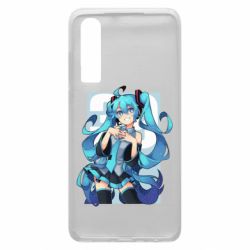 Чехол для Huawei P30 Hatsune Miku art - PrintSalon