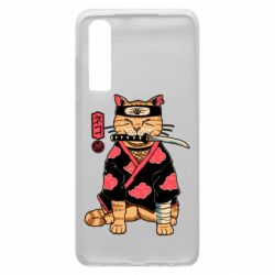 Чехол для Huawei P30 Japanese Akatsuki cat - PrintSalon