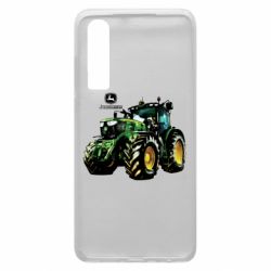 Чохол для Huawei P30 John Deere Tractor and logo - PrintSalon