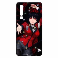 Чехол для Huawei P30 Kakegurui - Yumeko Jabami-PrintSalon Чехол для Huawei P30 Kakegurui - Yumeko Jabami