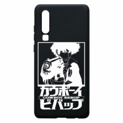 Чехол для Huawei P30 Ковбой Бибоп с ружьем - PrintSalon