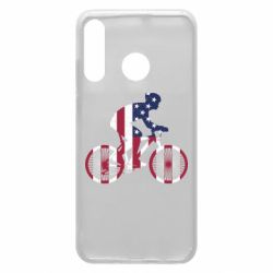 Чехол для Huawei P30 Lite American cyclist - PrintSalon