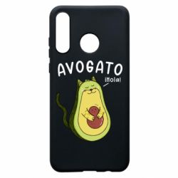 Чехол для Huawei P30 Lite Avogato Cat - PrintSalon