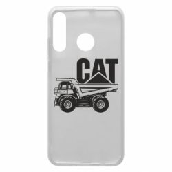 Чехол для Huawei P30 Lite CAT logo and truck - PrintSalon