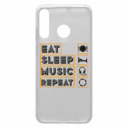 Чехол для Huawei P30 Lite Eat sleep dj repeat. - PrintSalon