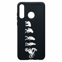 Чехол для Huawei P30 Lite Эволюция мотоциклиста - PrintSalon