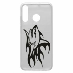 Чехол для Huawei P30 Lite Flaming shark - PrintSalon