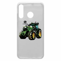 Чохол для Huawei P30 Lite John Deere Tractor and logo - PrintSalon