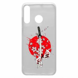 Чохол для Huawei P30 Lite katana in sakura - PrintSalon