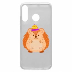 Чехол для Huawei P30 Lite Little hedgehog in a hat - PrintSalon