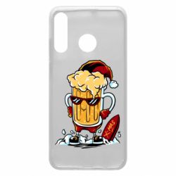 Чехол для Huawei P30 Lite New Year's beer - PrintSalon