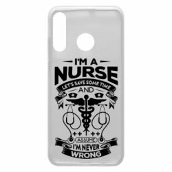 Чехол для Huawei P30 Lite Nurse I'm Never Wrong - PrintSalon