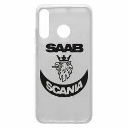 Чехол для Huawei P30 Lite Scania SAAB logo - PrintSalon