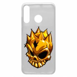 Чехол для Huawei P30 Lite Standoff - Gold Skull - PrintSalon