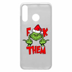 Чехол для Huawei P30 Lite The grinch f*ck them - PrintSalon