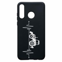 Чехол для Huawei P30 Lite Трактор импульс - PrintSalon