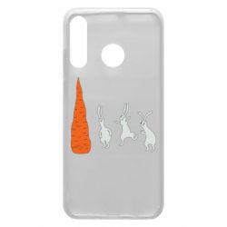 Чехол для Huawei P30 Lite Зайцы возле морковки - PrintSalon