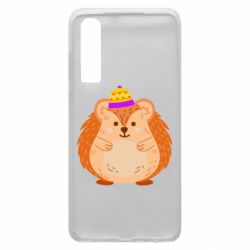 Чехол для Huawei P30 Little hedgehog in a hat - PrintSalon