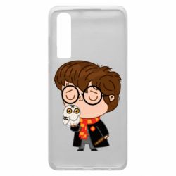 Чехол для Huawei P30 Милый Гарри с совой - PrintSalon