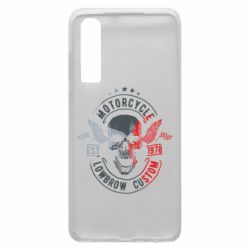 Чехол для Huawei P30 Moto skull - PrintSalon