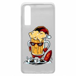 Чехол для Huawei P30 New Year's beer - PrintSalon