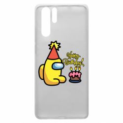 Чохол для Huawei P30 Pro Among Us Happy Birthday - PrintSalon