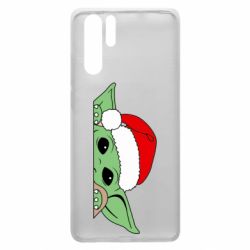Чохол для Huawei P30 Pro Baby Yoda Santa - PrintSalon