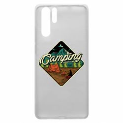 Чехол для Huawei P30 Pro Camping and forest - PrintSalon