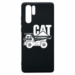 Чехол для Huawei P30 Pro CAT logo and truck - PrintSalon