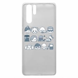 Чехол для Huawei P30 Pro Doctor who icons - PrintSalon