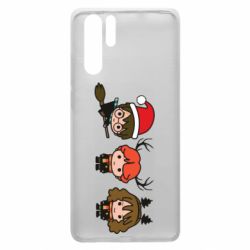 Чохол для Huawei P30 Pro Гаррі Поттер та друзі новорічні - PrintSalon