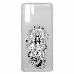 Чехол для Huawei P30 Pro Герои Хаяо Миядзаки - PrintSalon
