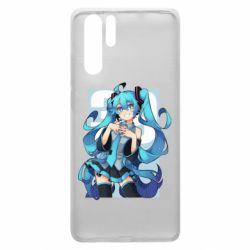 Чехол для Huawei P30 Pro Hatsune Miku art