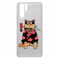 Чехол для Huawei P30 Pro Japanese Akatsuki cat - PrintSalon