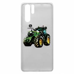 Чохол для Huawei P30 Pro John Deere Tractor and logo - PrintSalon