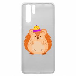 Чехол для Huawei P30 Pro Little hedgehog in a hat - PrintSalon