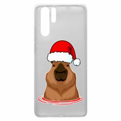Чехол для Huawei P30 Pro Новогодняя капибара - PrintSalon