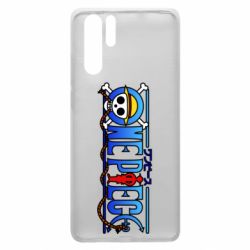 Чехол для Huawei P30 Pro One Piece Logo Skull - PrintSalon