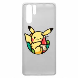 Чехол для Huawei P30 Pro Pikachu with ketchup - PrintSalon