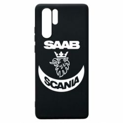 Чехол для Huawei P30 Pro Scania SAAB logo - PrintSalon