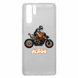 Чехол для Huawei P30 Pro Sport Bike Art - PrintSalon