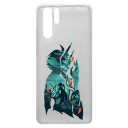 Чехол для Huawei P30 Pro Xiao silhouette - PrintSalon