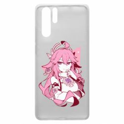 Чехол для Huawei P30 Pro Yae Miko portrait - PrintSalon