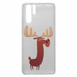 Чехол для Huawei P30 Pro Забавный олень - PrintSalon