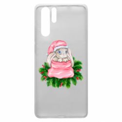 Чехол для Huawei P30 Pro Заяц Новогодний - PrintSalon